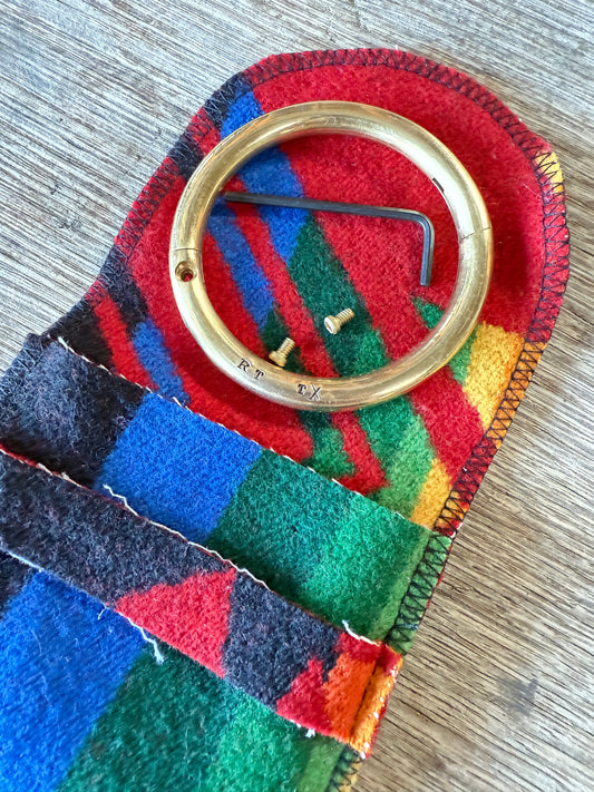 PREORDER Giddy Up Solid Brass Bracelet-Includes Shipping-Ships approx Nov 2
