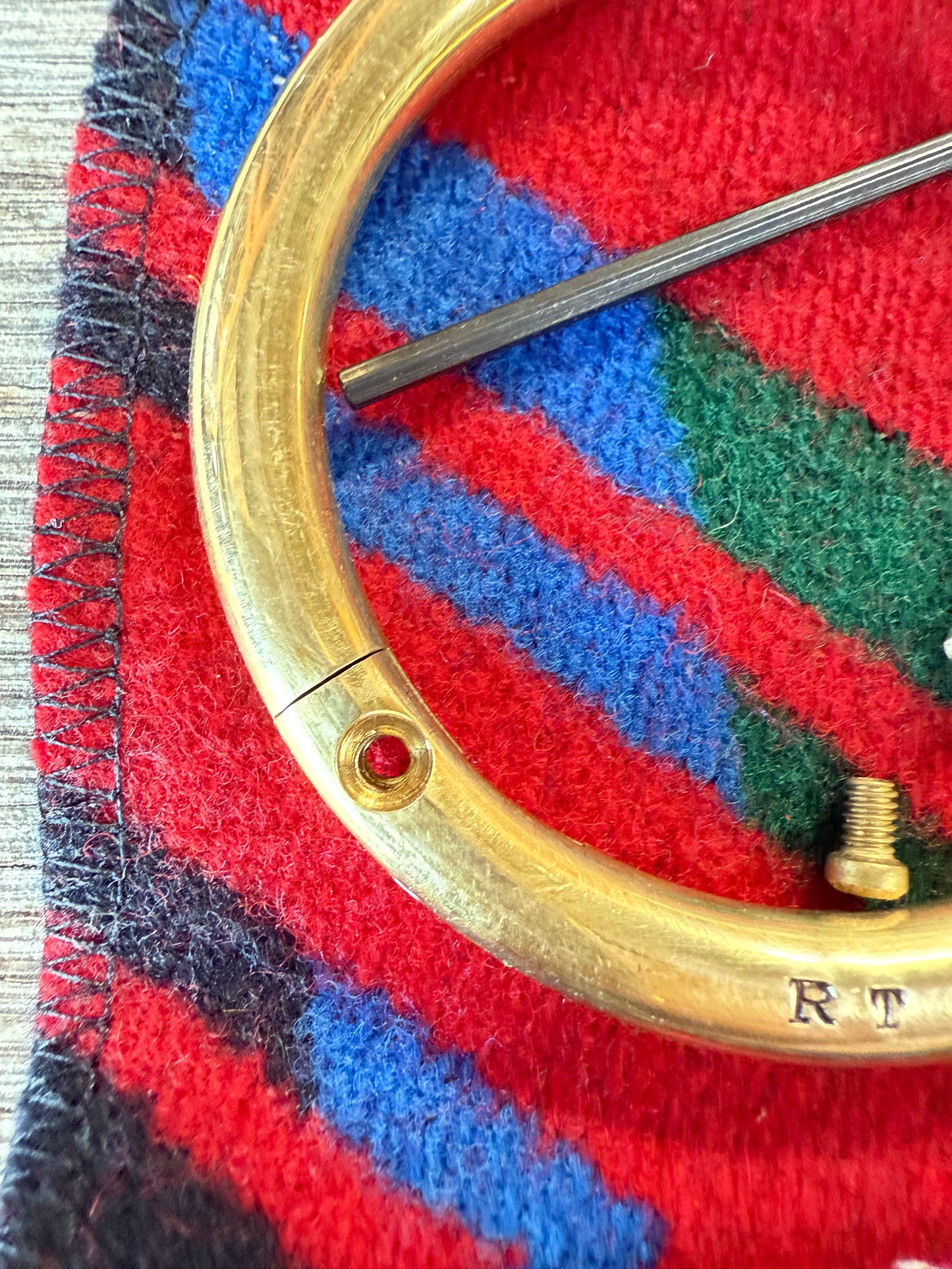 PREORDER Giddy Up Solid Brass Bracelet-Includes Shipping-Ships approx Nov 2